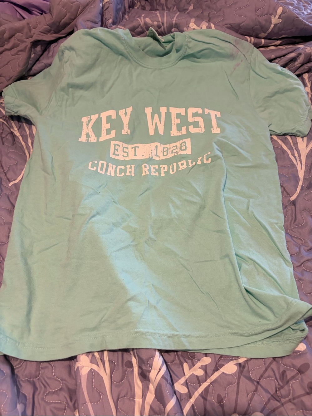Key West Conch Republic Women’s Graphic Tee - Mint Green